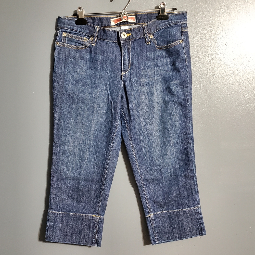 GAP Classic Blue Cropped Jeans Capris Women's Size 6